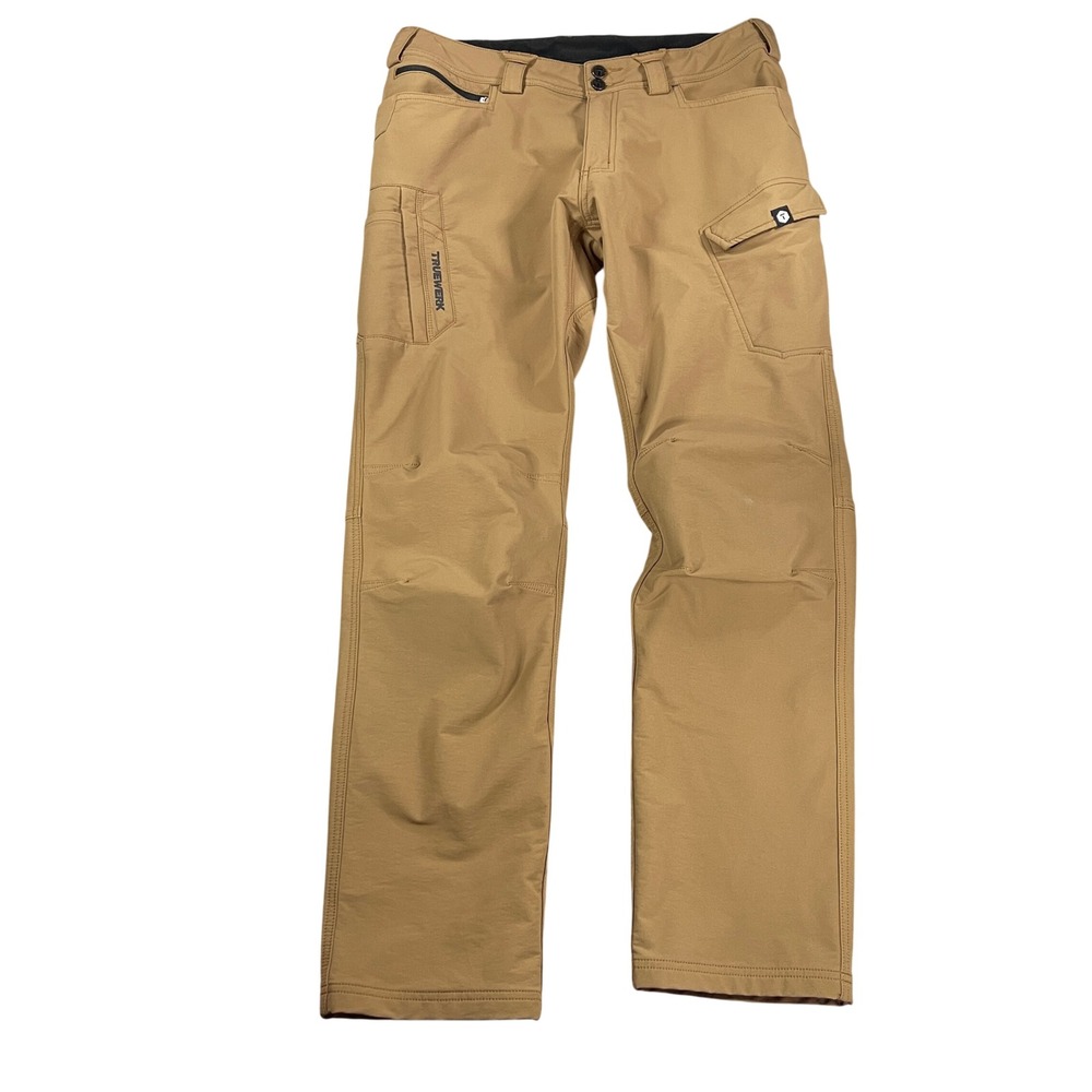 Truewerk T2 Werkpants Utility Work Pants Mens 34x32 Sand Brown Tan Gorpcore DWR